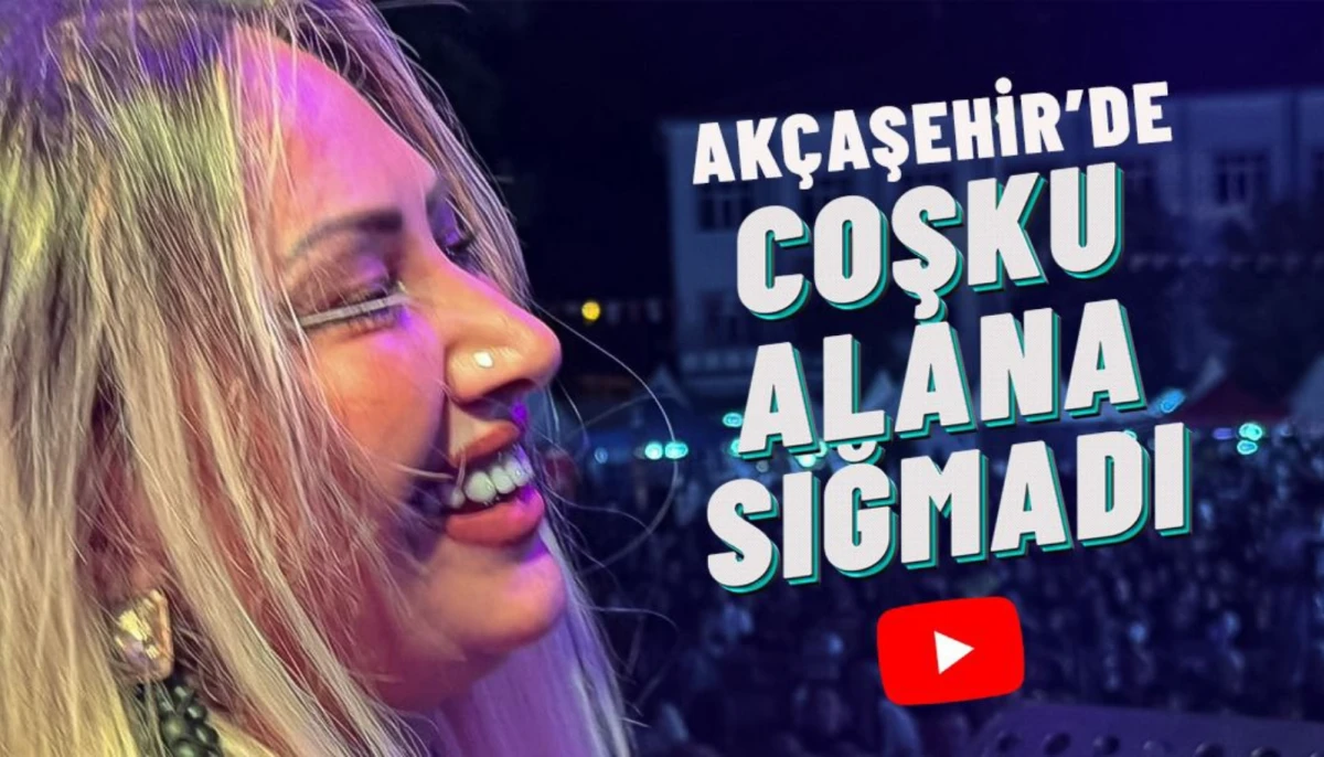 Ak&ccedil;aşehir'de Coşku Alana Sığmadı