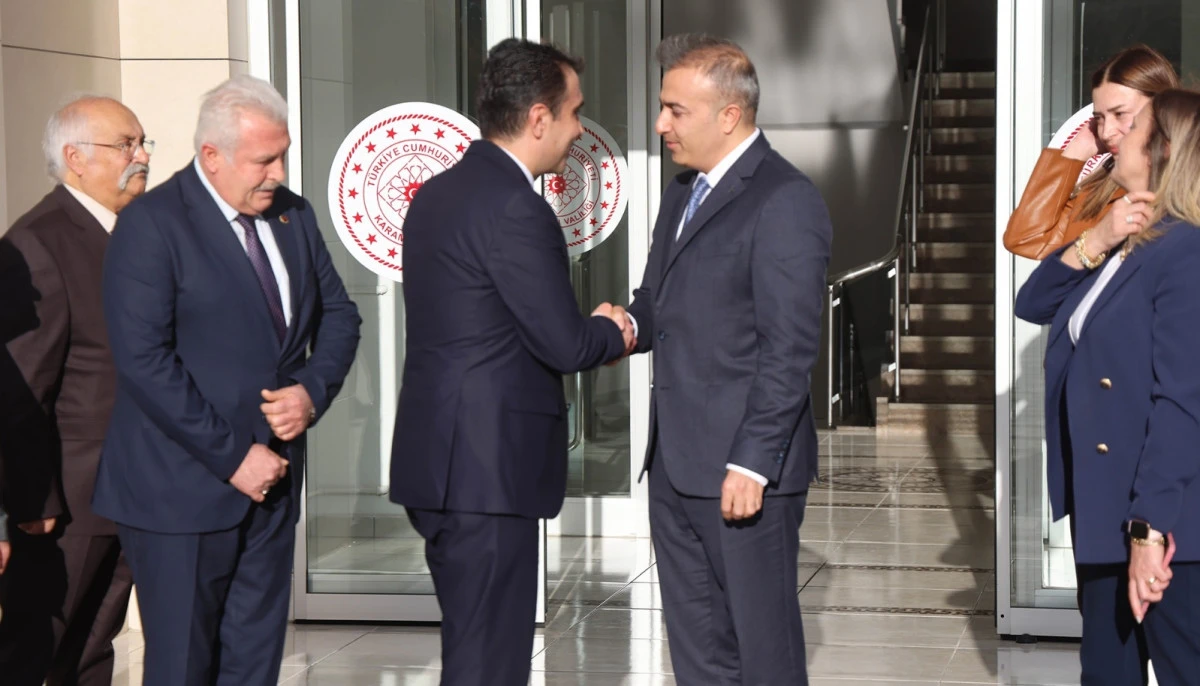 BELEDİYE BAŞKANI SAVAŞ KALAYCI'DAN VALİ &Ccedil;İ&Ccedil;EK'E ZİYARET