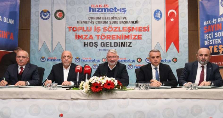 Çorum Belediyesi personeli 14 bin 300 lira alacak