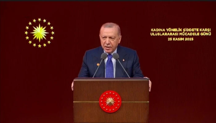 Cumhurbaşkanı Erdoğan: Kadına yönelik şiddet, ailenin geleceğine vurulmuş bir darbedir
