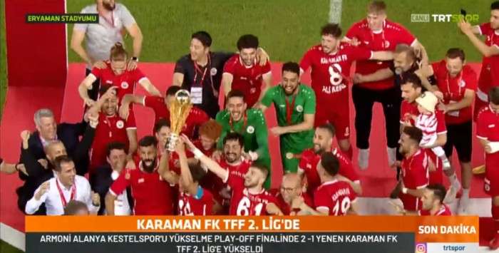 Karaman FK, TFF 2. Lig'e yükseldi