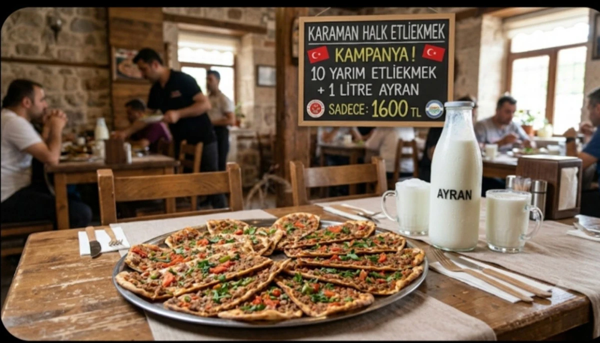 Karaman'nın tanınmış mekanından dev kampanya!